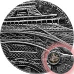 Republic of Chad 3.2 oz / 100g EIFFEL TOWER series TINA's VIEW Photographer Silver coin 15000 Francs 2022